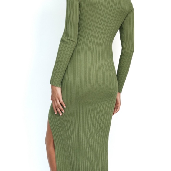Aritzia Wilfred alchemy dress in bitter sage - Picture 2 of 3